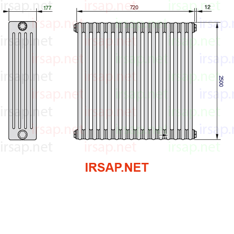 Радиатор IRSAP Tesi 52500/16 T14 CL 01